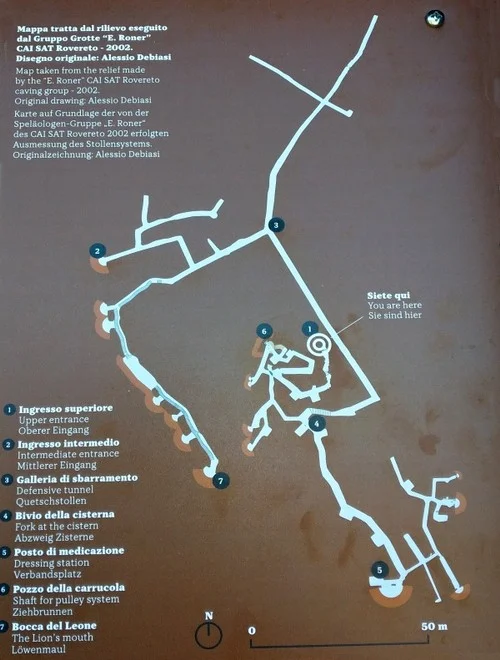 mappa gallerie corno battisti